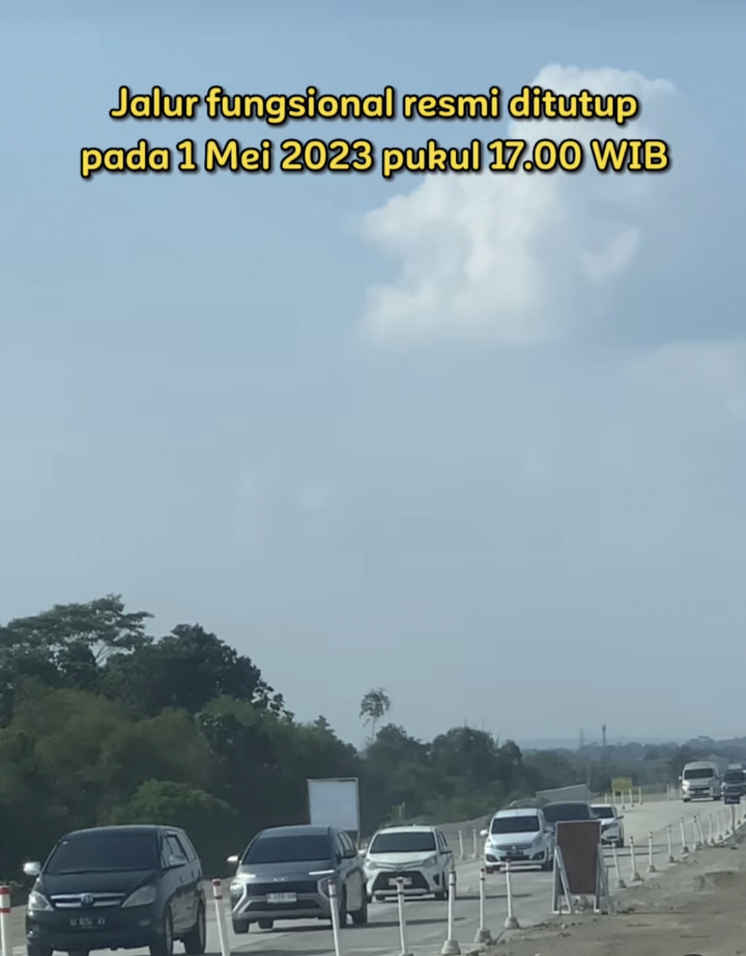 Penutupan Jalur Fungsional Lebaran 2023
01 Mei 2023