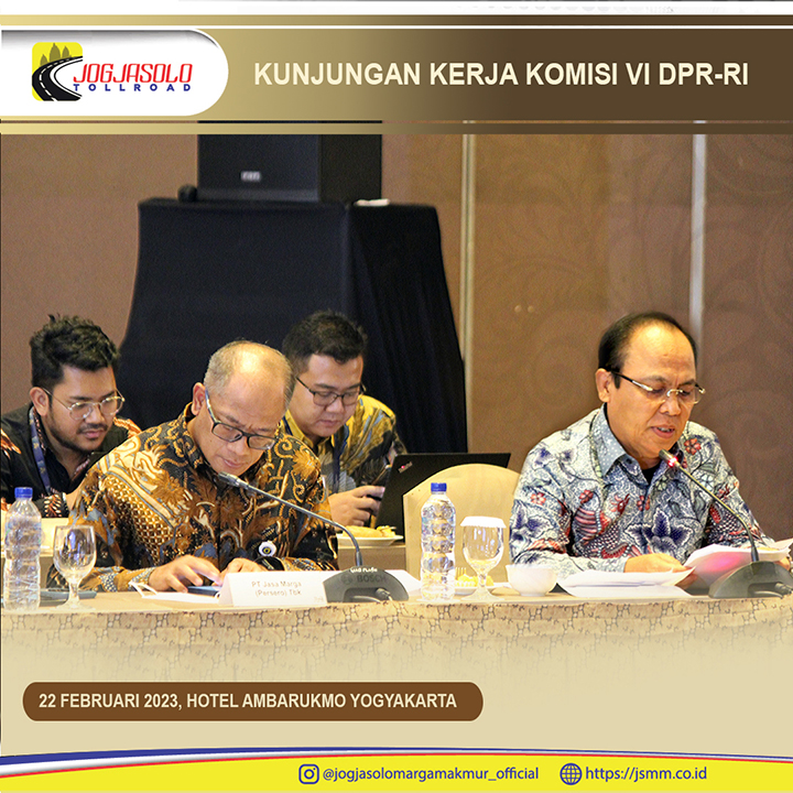Paparan progres terbaru oleh Direktur Utama PT Jasa Marga (Persero) Tbk