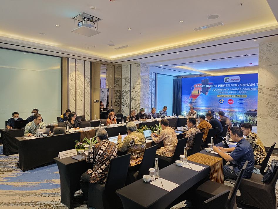 PT Jogjasolo Marga Makmur (JMM) menggelar Rapat Umum Pemegang Saham Tahunan (RUPST) Tahun buku 2022